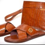 Slippers with a Pouch (Brown)